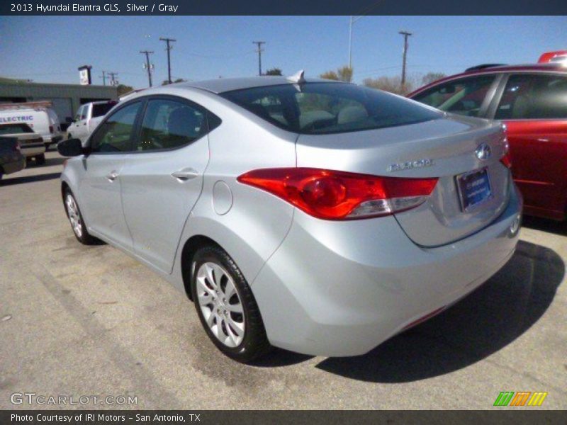 Silver / Gray 2013 Hyundai Elantra GLS