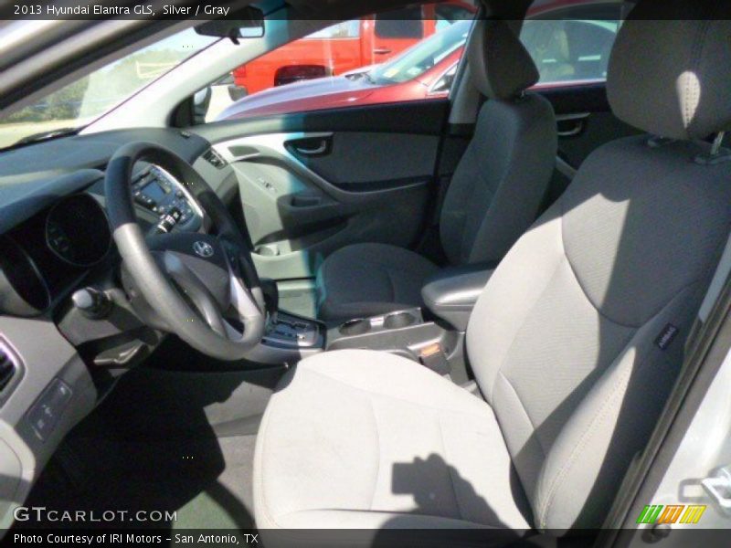 Silver / Gray 2013 Hyundai Elantra GLS