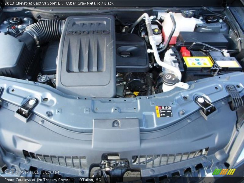 Cyber Gray Metallic / Black 2013 Chevrolet Captiva Sport LT