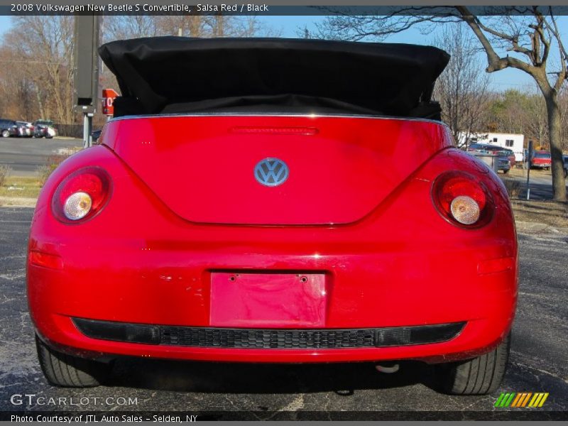 Salsa Red / Black 2008 Volkswagen New Beetle S Convertible
