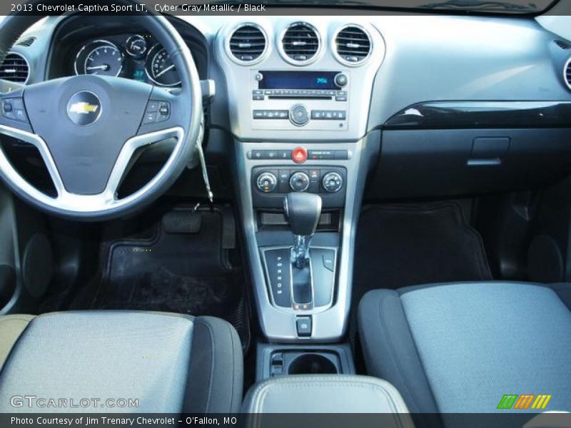 Cyber Gray Metallic / Black 2013 Chevrolet Captiva Sport LT