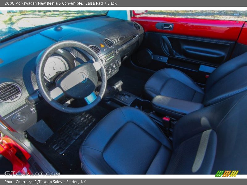 Salsa Red / Black 2008 Volkswagen New Beetle S Convertible