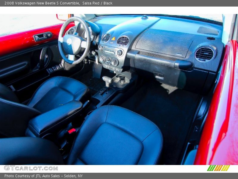 Salsa Red / Black 2008 Volkswagen New Beetle S Convertible