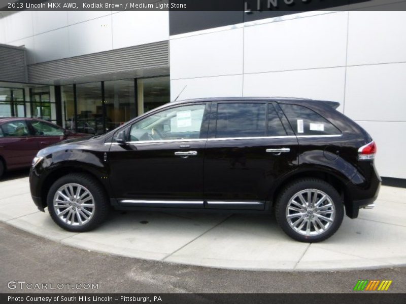 Kodiak Brown / Medium Light Stone 2013 Lincoln MKX AWD