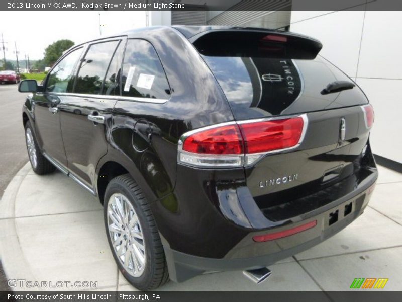 Kodiak Brown / Medium Light Stone 2013 Lincoln MKX AWD