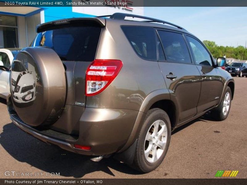 Sandy Beach Metallic / Sand Beige 2010 Toyota RAV4 Limited 4WD