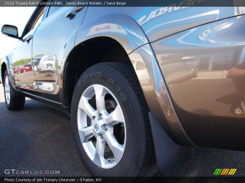 Sandy Beach Metallic / Sand Beige 2010 Toyota RAV4 Limited 4WD