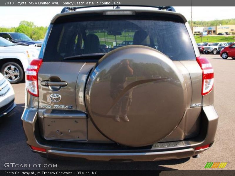 Sandy Beach Metallic / Sand Beige 2010 Toyota RAV4 Limited 4WD