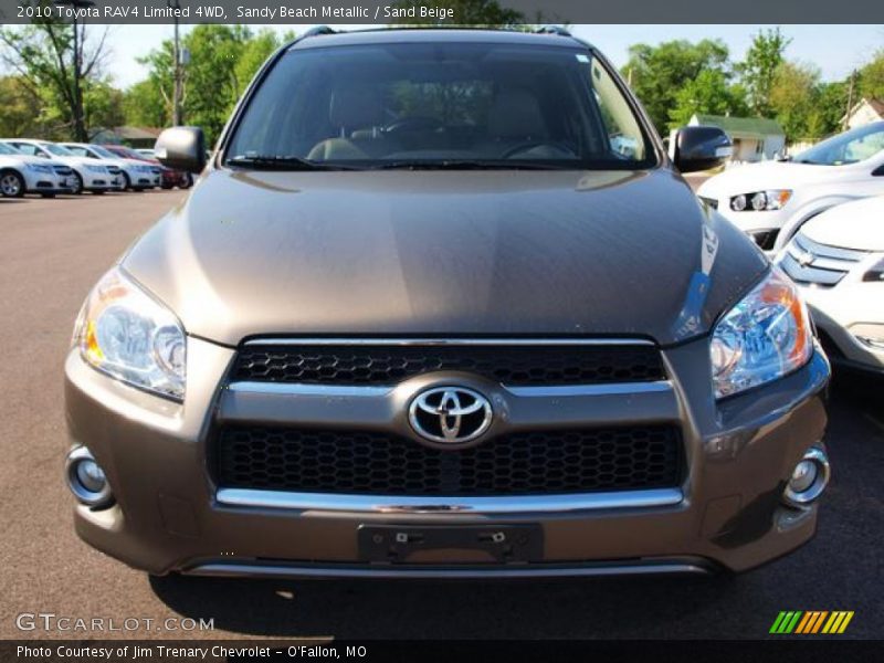 Sandy Beach Metallic / Sand Beige 2010 Toyota RAV4 Limited 4WD