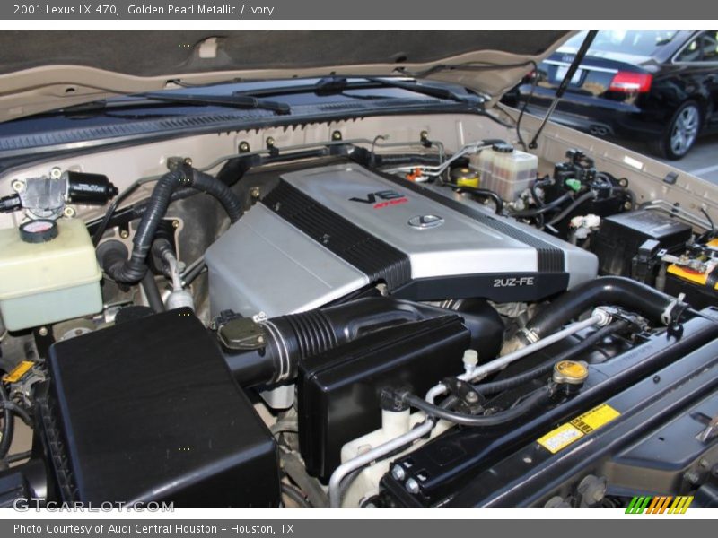 Golden Pearl Metallic / Ivory 2001 Lexus LX 470