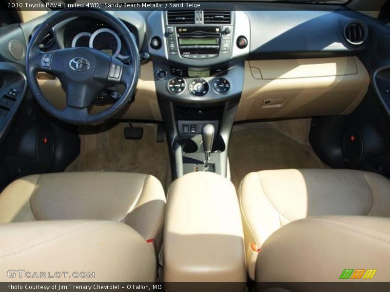 Sandy Beach Metallic / Sand Beige 2010 Toyota RAV4 Limited 4WD