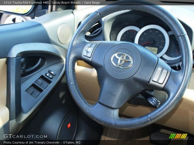 Sandy Beach Metallic / Sand Beige 2010 Toyota RAV4 Limited 4WD