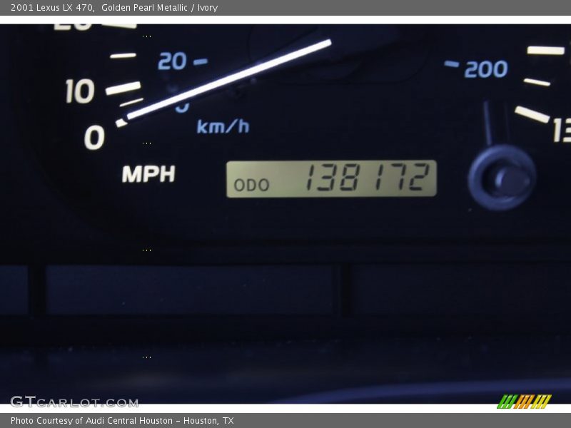 Golden Pearl Metallic / Ivory 2001 Lexus LX 470