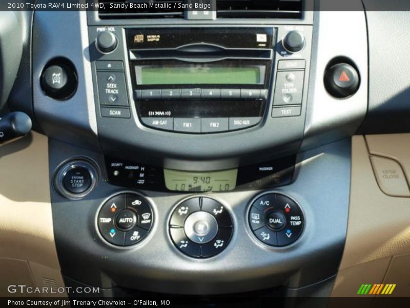Sandy Beach Metallic / Sand Beige 2010 Toyota RAV4 Limited 4WD