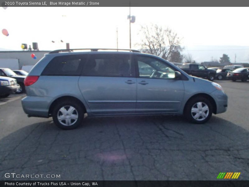 Blue Mirage Metallic / Stone 2010 Toyota Sienna LE