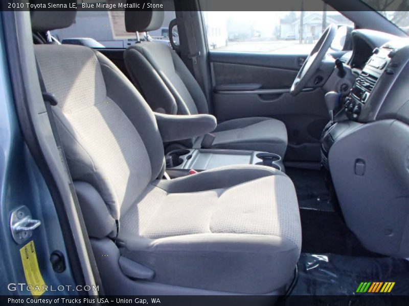 Blue Mirage Metallic / Stone 2010 Toyota Sienna LE