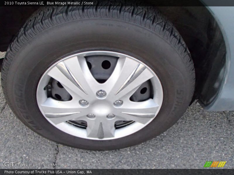 Blue Mirage Metallic / Stone 2010 Toyota Sienna LE