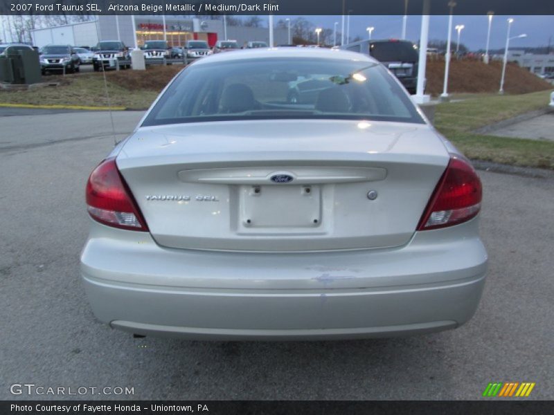 Arizona Beige Metallic / Medium/Dark Flint 2007 Ford Taurus SEL
