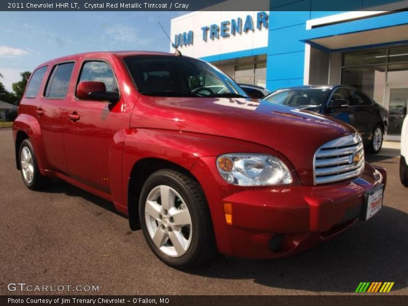 Crystal Red Metallic Tintcoat / Gray 2011 Chevrolet HHR LT