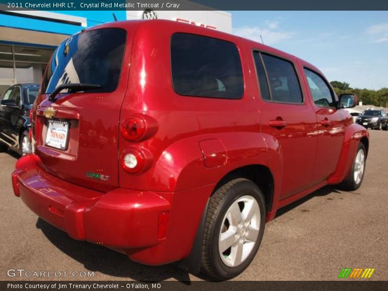 Crystal Red Metallic Tintcoat / Gray 2011 Chevrolet HHR LT