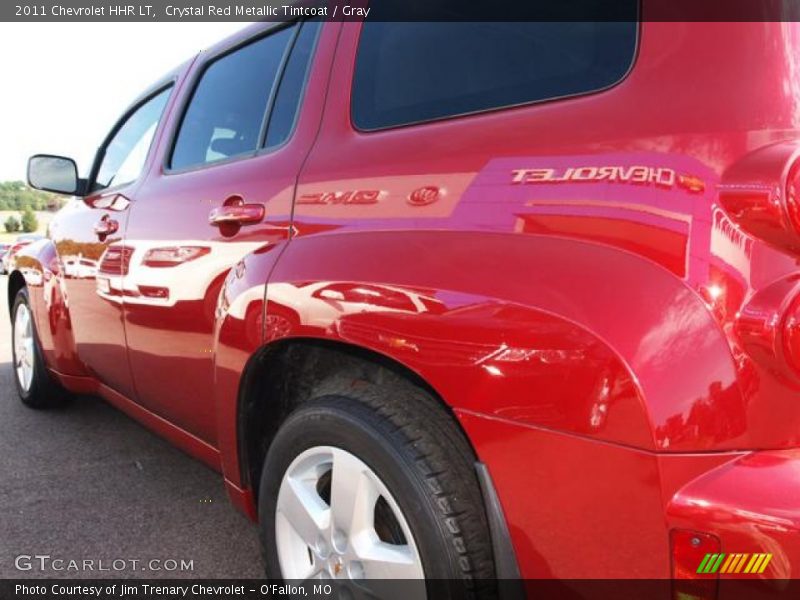 Crystal Red Metallic Tintcoat / Gray 2011 Chevrolet HHR LT