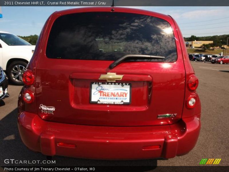 Crystal Red Metallic Tintcoat / Gray 2011 Chevrolet HHR LT