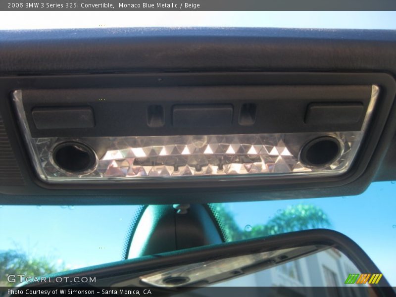 Monaco Blue Metallic / Beige 2006 BMW 3 Series 325i Convertible