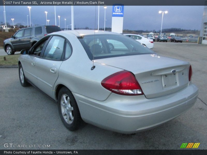 Arizona Beige Metallic / Medium/Dark Flint 2007 Ford Taurus SEL