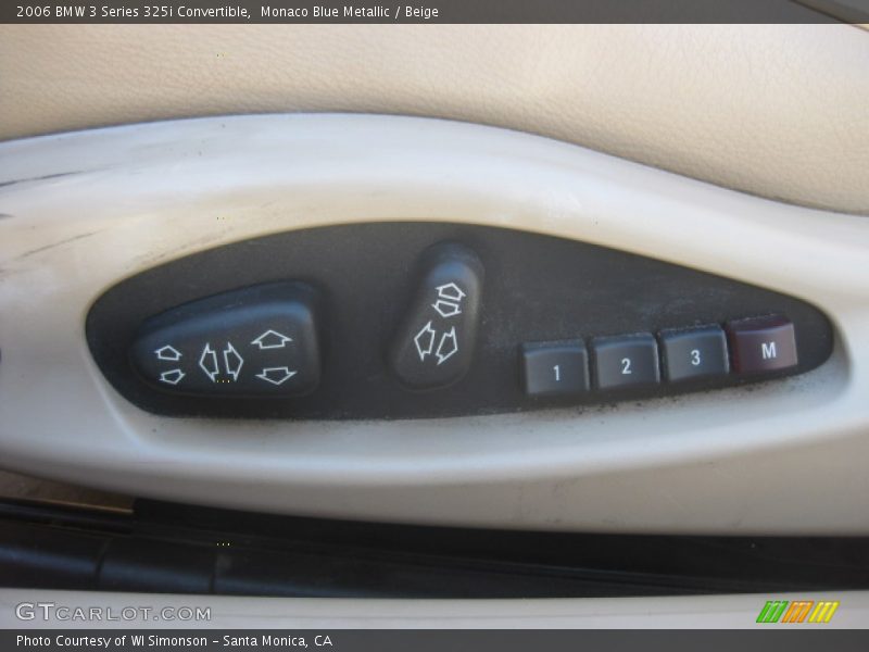 Monaco Blue Metallic / Beige 2006 BMW 3 Series 325i Convertible