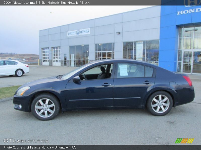 Majestic Blue Metallic / Black 2004 Nissan Maxima 3.5 SL