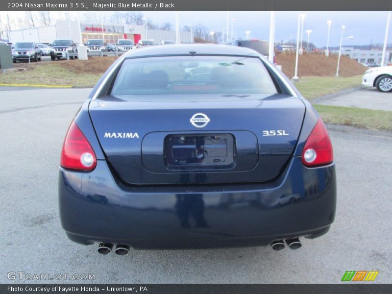 Majestic Blue Metallic / Black 2004 Nissan Maxima 3.5 SL