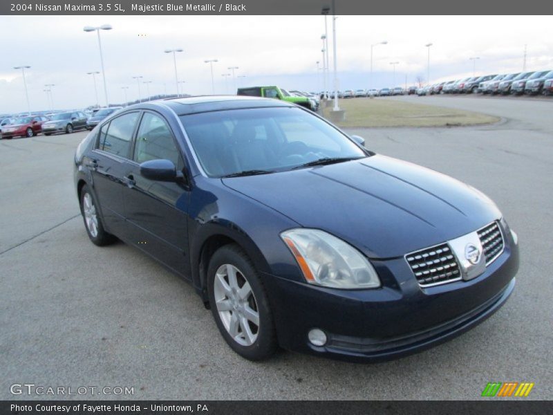 Majestic Blue Metallic / Black 2004 Nissan Maxima 3.5 SL