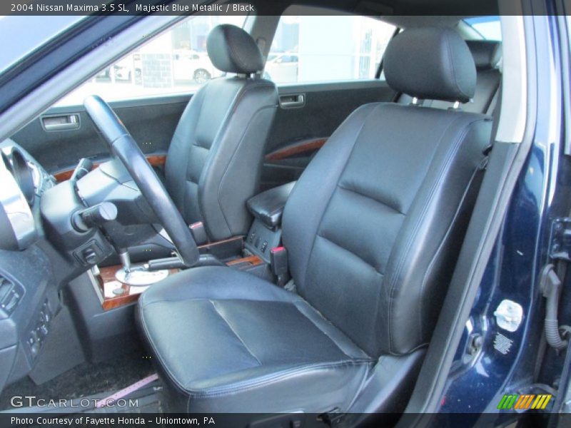 Majestic Blue Metallic / Black 2004 Nissan Maxima 3.5 SL