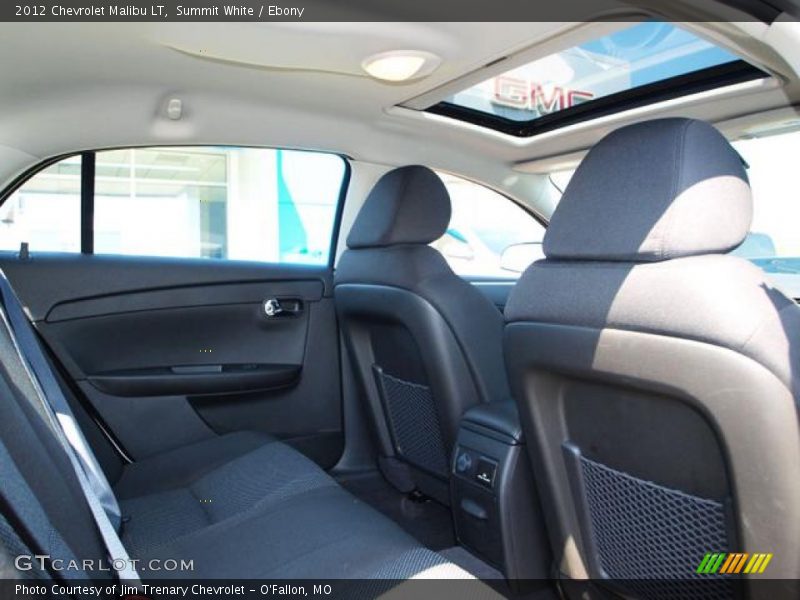 Summit White / Ebony 2012 Chevrolet Malibu LT