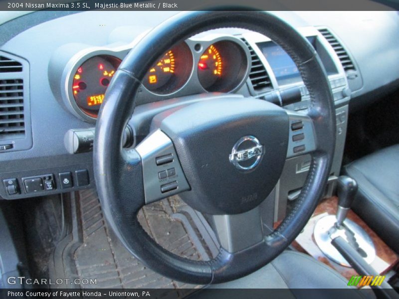 Majestic Blue Metallic / Black 2004 Nissan Maxima 3.5 SL