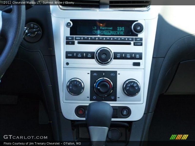 Summit White / Ebony 2012 Chevrolet Malibu LT