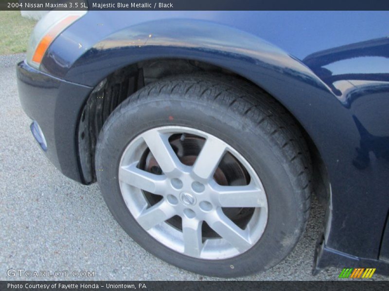 Majestic Blue Metallic / Black 2004 Nissan Maxima 3.5 SL