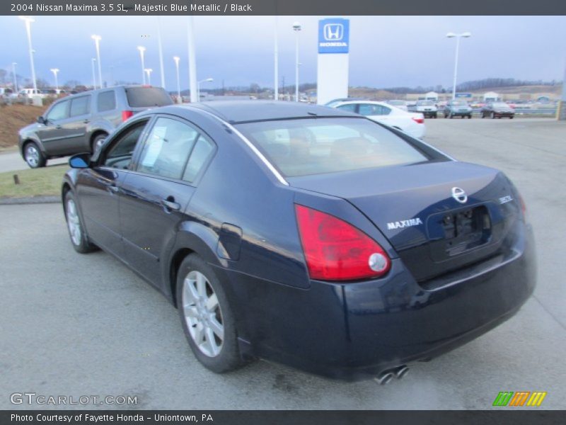 Majestic Blue Metallic / Black 2004 Nissan Maxima 3.5 SL
