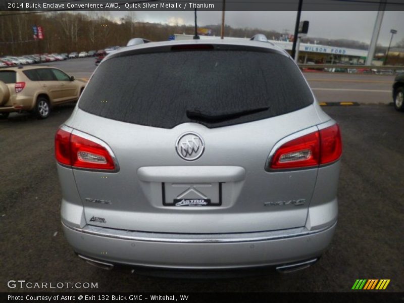Quick Silver Metallic / Titanium 2014 Buick Enclave Convenience AWD
