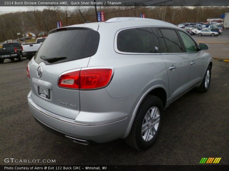 Quick Silver Metallic / Titanium 2014 Buick Enclave Convenience AWD