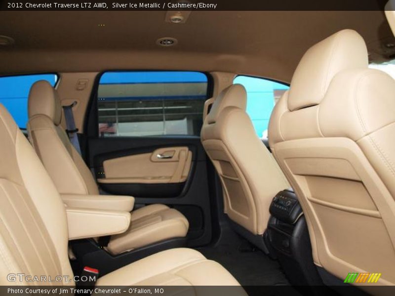 Silver Ice Metallic / Cashmere/Ebony 2012 Chevrolet Traverse LTZ AWD