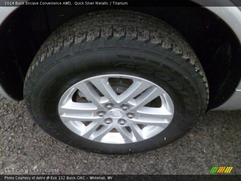 Quick Silver Metallic / Titanium 2014 Buick Enclave Convenience AWD