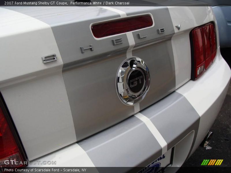 Performance White / Dark Charcoal 2007 Ford Mustang Shelby GT Coupe