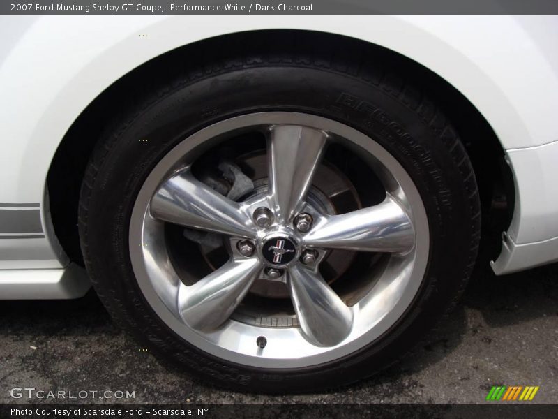 Performance White / Dark Charcoal 2007 Ford Mustang Shelby GT Coupe