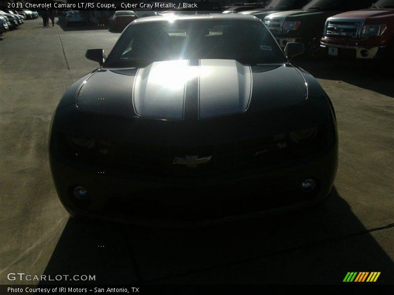 Cyber Gray Metallic / Black 2011 Chevrolet Camaro LT/RS Coupe