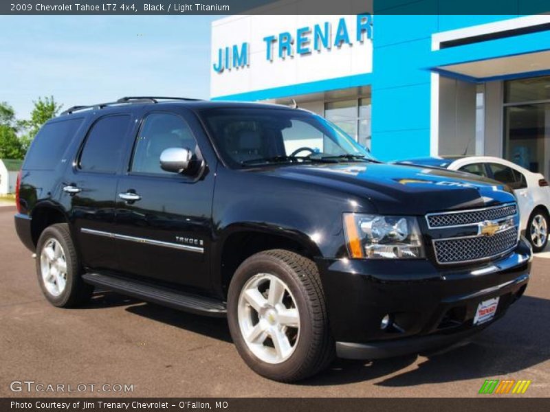 Black / Light Titanium 2009 Chevrolet Tahoe LTZ 4x4