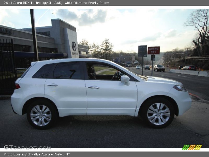 White Diamond Pearl / Ebony 2011 Acura RDX Technology SH-AWD
