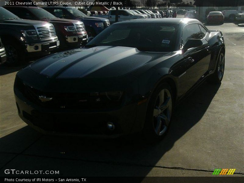 Cyber Gray Metallic / Black 2011 Chevrolet Camaro LT/RS Coupe