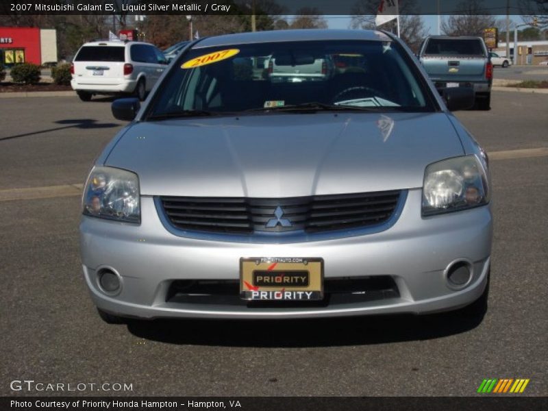 Liquid Silver Metallic / Gray 2007 Mitsubishi Galant ES