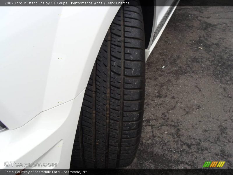 Performance White / Dark Charcoal 2007 Ford Mustang Shelby GT Coupe